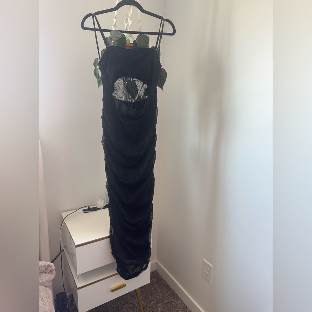 For Love And Lemons Black Lace Dress